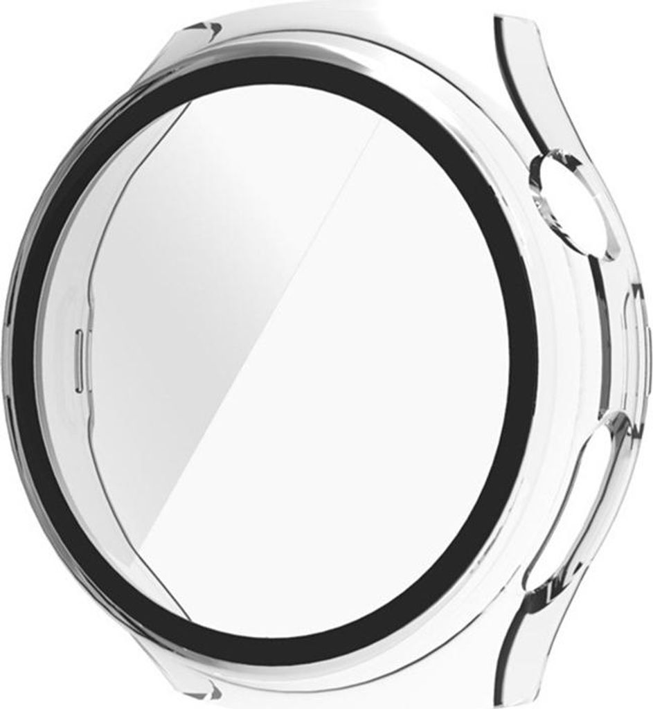 INF KPEP Smartwatch Hülle mit Displayschutzfolie - PC Hartschale Transparent