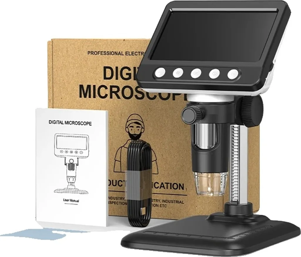 Microscope Numérique de Poche 1000X Faisceau Vert pour Étude et Labo