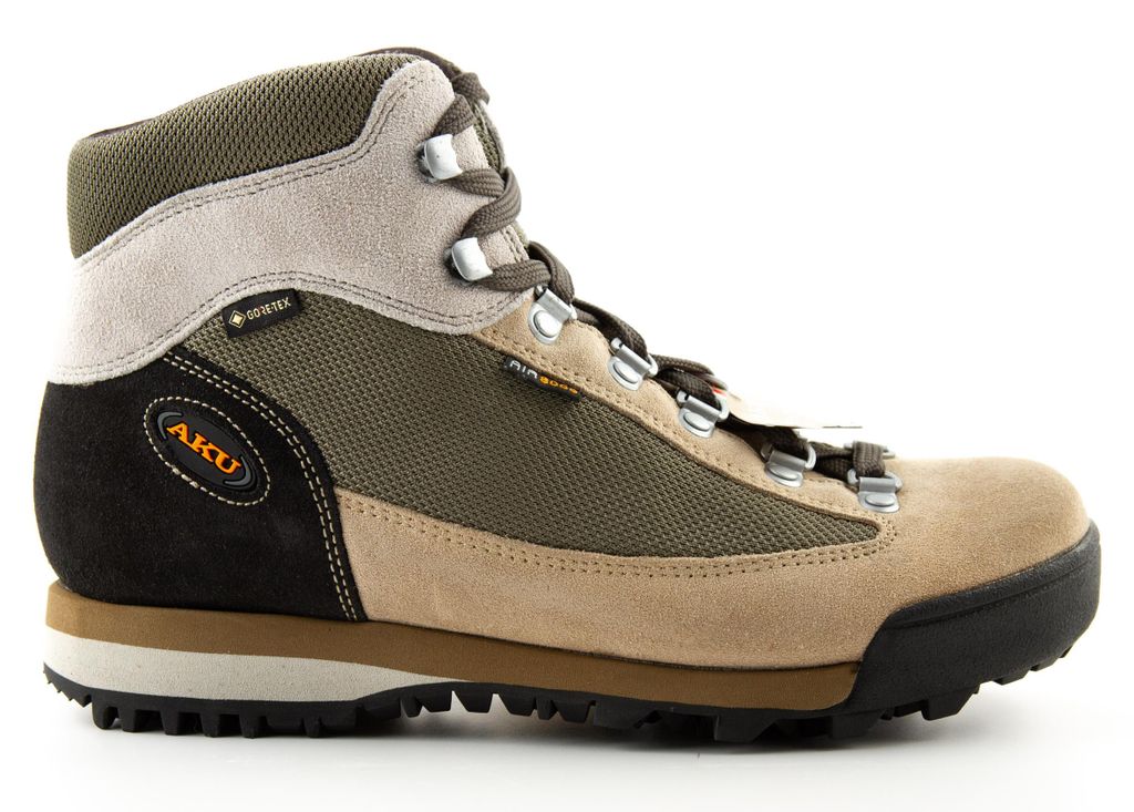 Unisex-Trekkingschuhe AKU Ultra Light Original Gore-Tex Vibram aus Leder, Größe 42