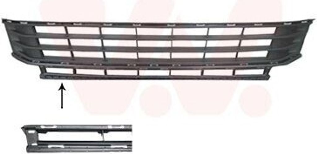VAN WEZEL 5819490 - OE 5TA853677K9B9 Lüftungsgitter, vorne für Touran (5T)