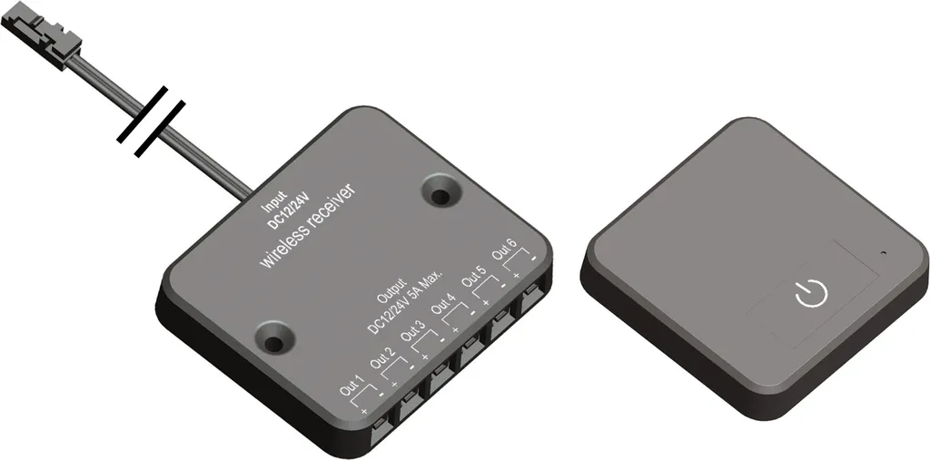 Télécommande tactile RF variateur LED 12V 24V sans fil avec gradation