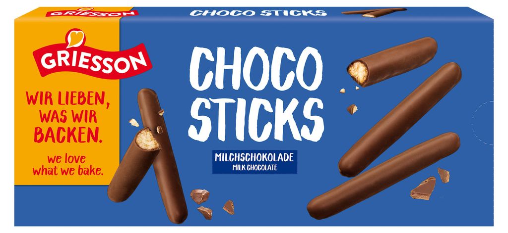 Griesson Choco sticks 150g Produktbild 
