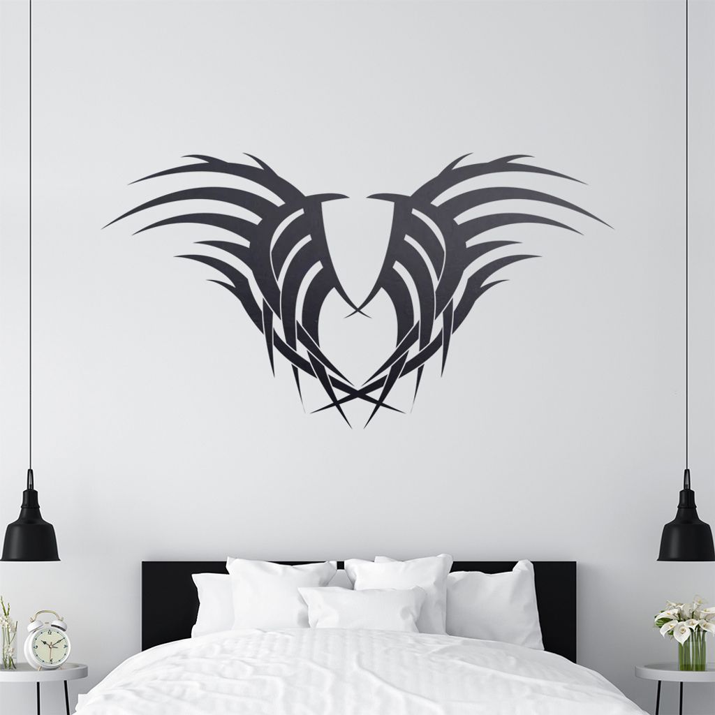 KIWISTAR Tribal geflochten Wandtattoo in 6 Größen - Wandaufkleber Wall Sticker - Dekoration, Küche, Wohnzimmer, Schlafzimmer, Badezimmer