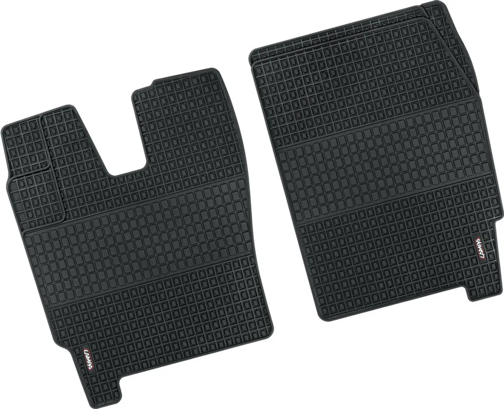 Tapis de sol Lampa en caoutchouc pour Iveco Eurocargo (09/03>) - Paire