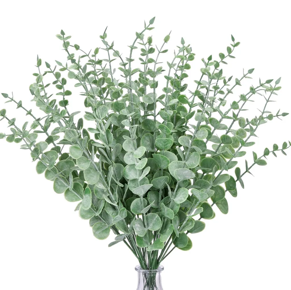 Feuillage d'eucalyptus artificiel durable 36 cm pour composition florale