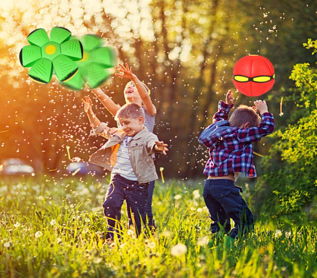 Neues fliegendes Untertassen-Hundespielzeug mit sechs Produktbild 