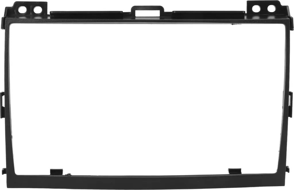 cornice nera da 9 pollici per autoradio, cornice del pannello di navigazione, accessori interni, ricambio per Prado 2009+