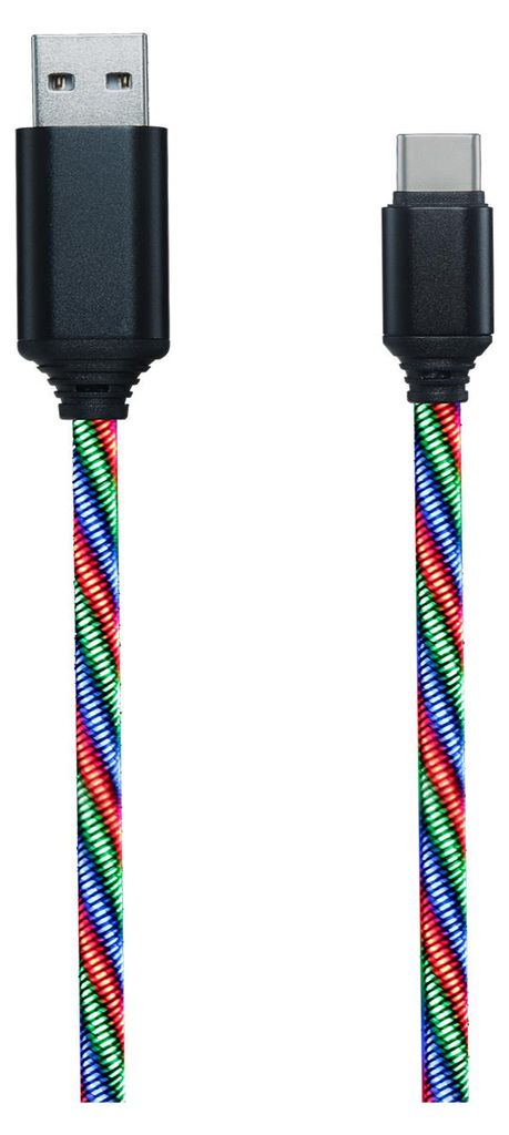 2GO 797146, 1 m, USB B, USB C, Mehrfarbig Produktbild 