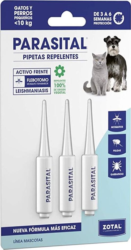 Parasitale Pipetten Hunde Katze Bilster 3X1,25Ml