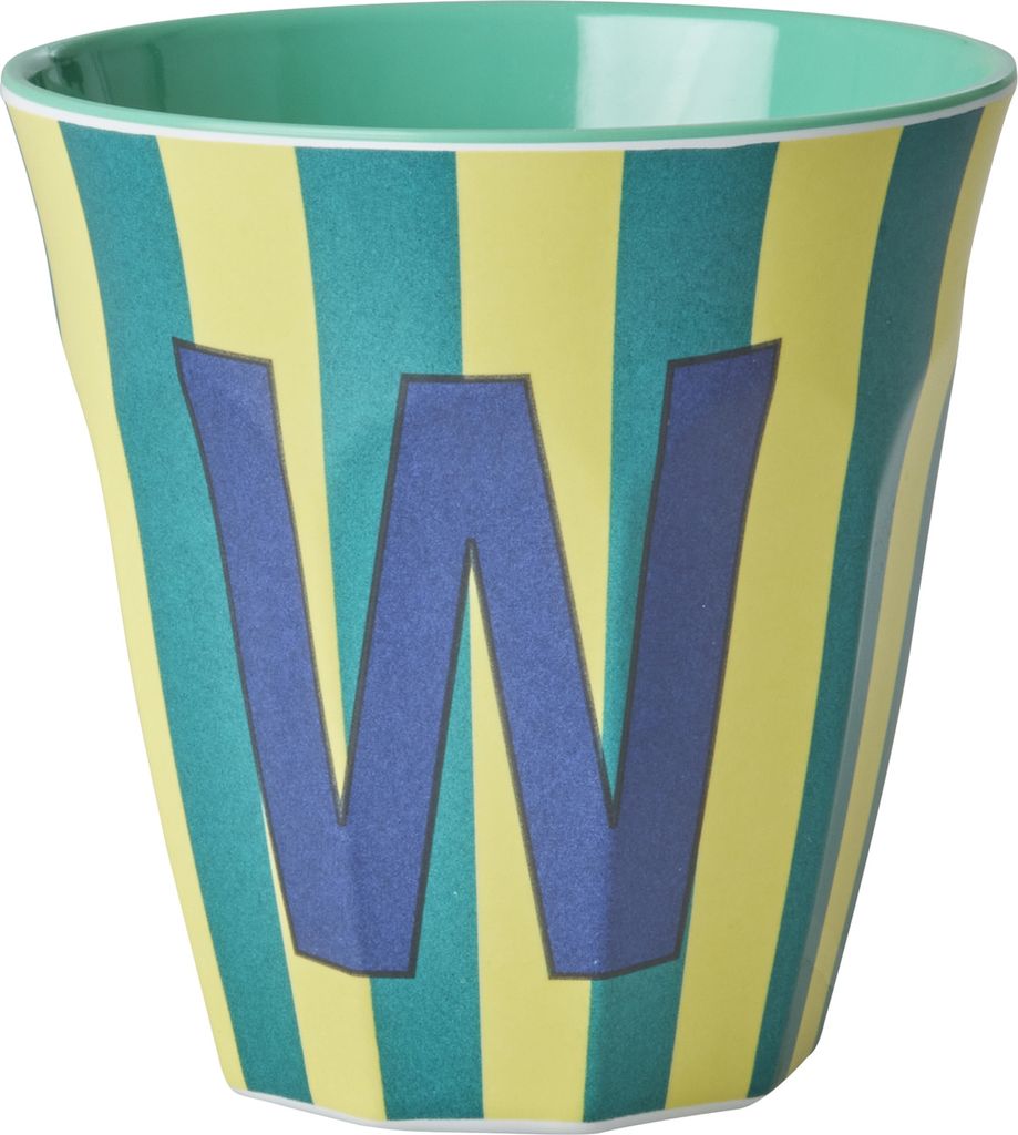 Melamin Becher Buchstabe - W