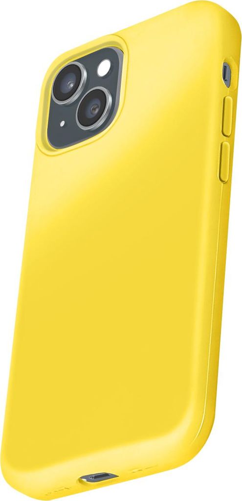 Moxie, Hülle iPhone 15 Plus Color Skin TPU mit weichem Innenfutter, Gelb