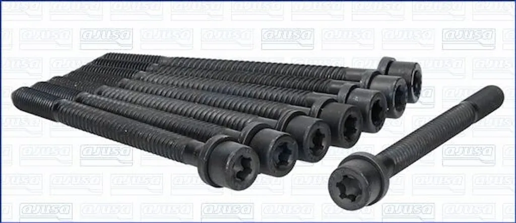 Vis de culasse Ajusa 81046600 haute résistance pour Audi - Lot de 8pcs