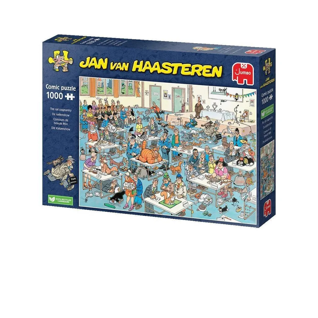 Puzzle Jan Van Haasteren Cat Show 1000p - Finition haute qualité Pro - 4
