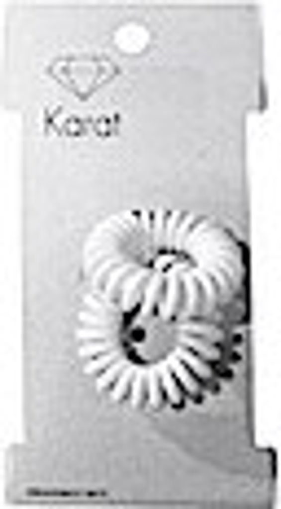 KARAT Haarspirale weiß 2 Stück