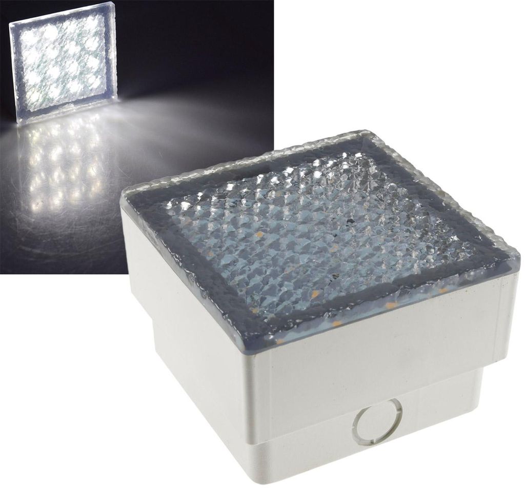 LED dlažba 10x10x7cm, IP67, 230V, 1,5W Obrázok produktu 
