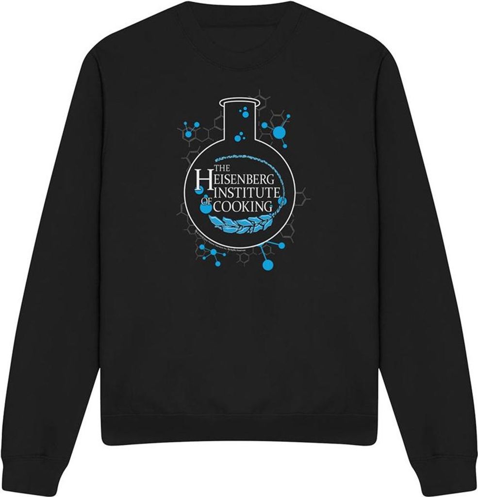 Breaking Bad - "Heisenberg Institute Of Cooking" Sweatshirt für Herren/Damen Uni TV20025 (L) (Schwarz)