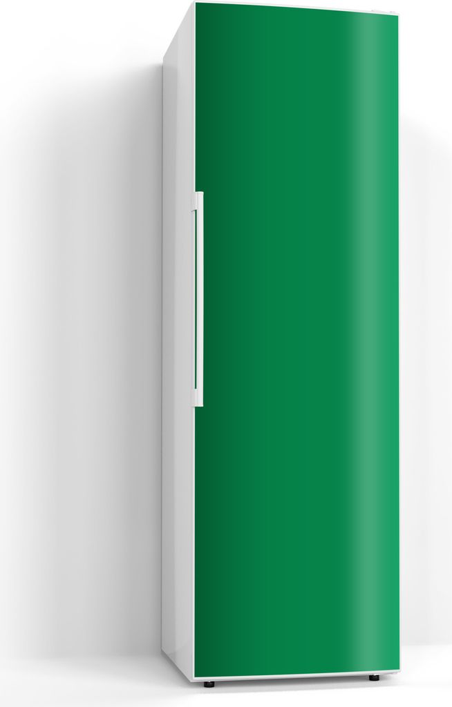 DEQORI Magnetmatte Kühlschrank beschreibbar 60x190 cm 'Dunkelgrün' Magnetfolie Deko-Folie