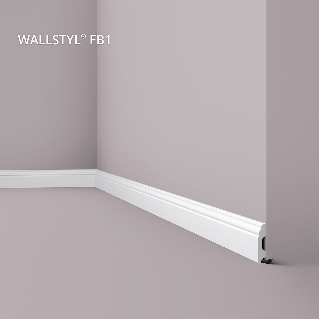 Listello a parete Wallstyl FB1 lunghezza 2 m Immagine del prodotto 