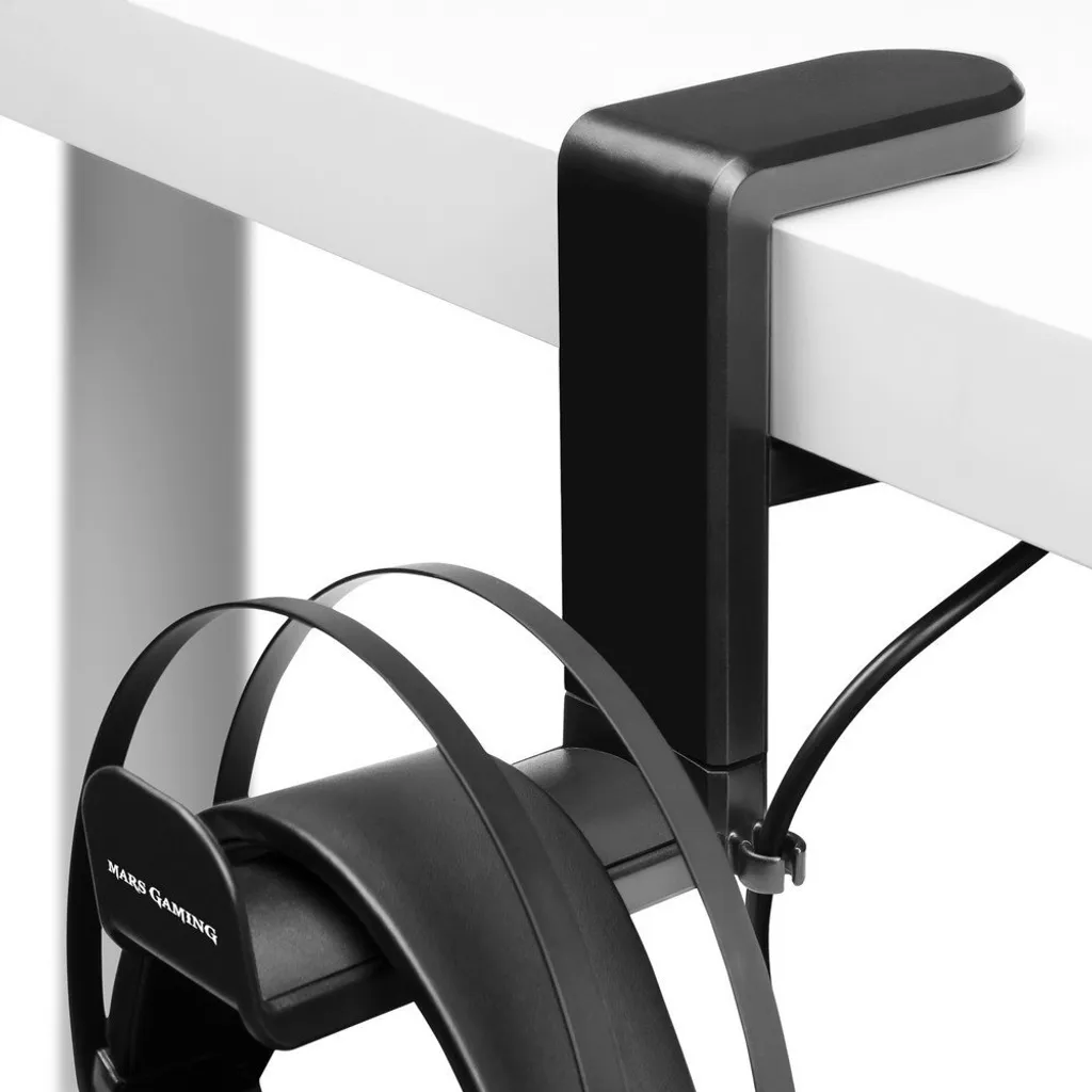 Support Casque Mars Gaming MHH Ergonomique avec Base Stable et Antichoc - 4