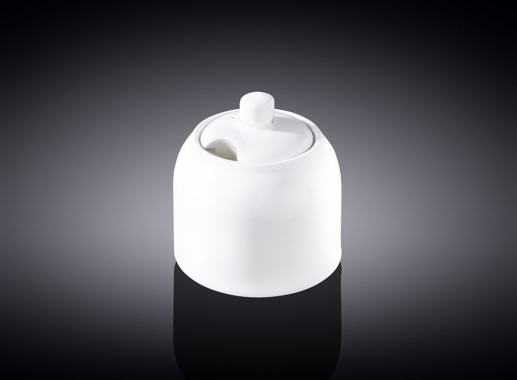Wilmax Zuckerdose 280 ml Weiß Porzellan WL-995017/1C