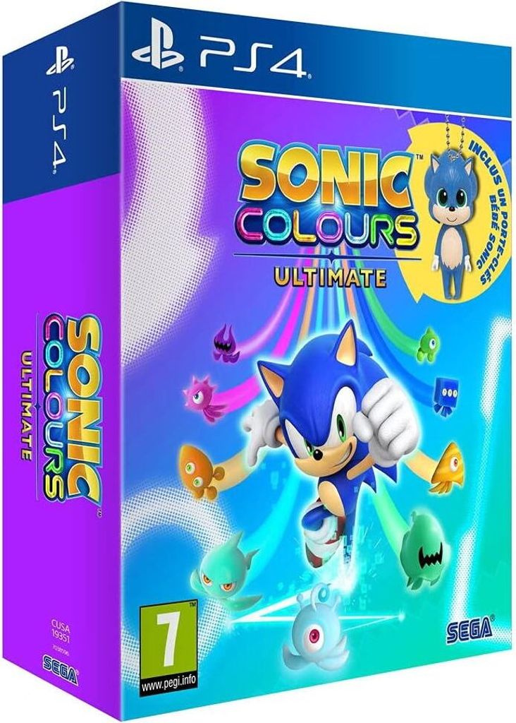 Playstation Games Ps4 Sonic Colours Ultimate Day 1 Edition Produktbild 