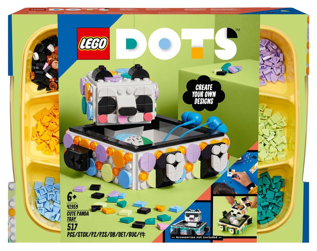 LEGO Dots Rangement Panda Chou 41959 Image du produit 