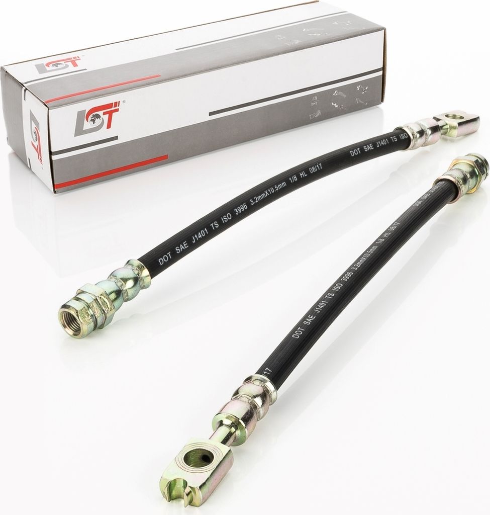 2x Bremsschlauch Bremsleitung Hinten für AUDI A1 SEAT LEON - 265 mm