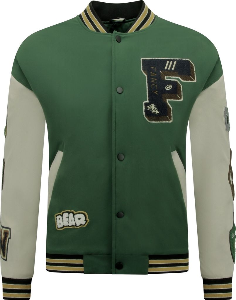 Oversized Letterman Jacke Für - M