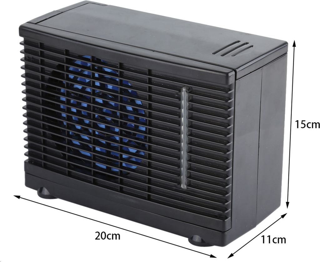 JYA02128 Tragbarer 12V Auto LKW Haus Mini Luftkühler Verdunstungswasserkühlung Ventilator