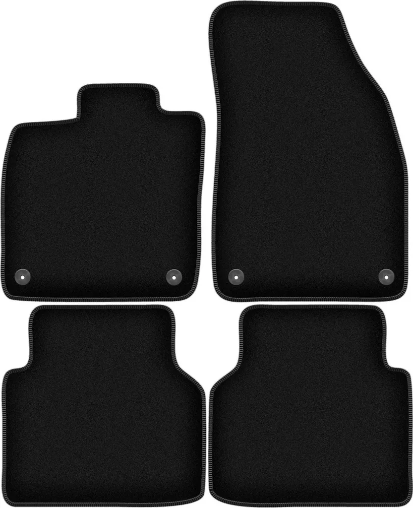 FROGUM ProLine 3D – Tappetini Auto Specifici Per Skoda Enyaq IV E VW ID.4 – Set Completo Con Bordi Alti