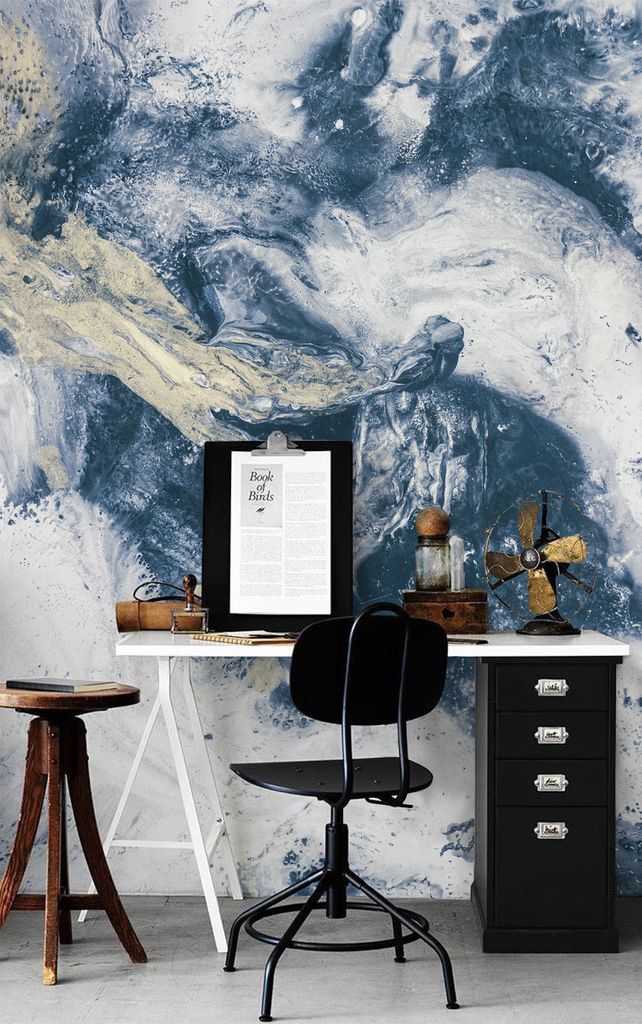 Coloray Fototapete 290x290 cm An Einer Wand Latex Latextapete - Utensilmer marmorful abstrakt