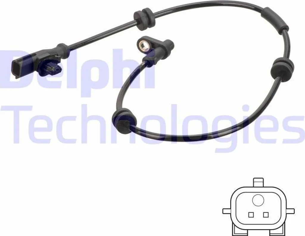 Capteur ABS de vitesse DELPHI SS20798 compatible avec Ford Fiesta