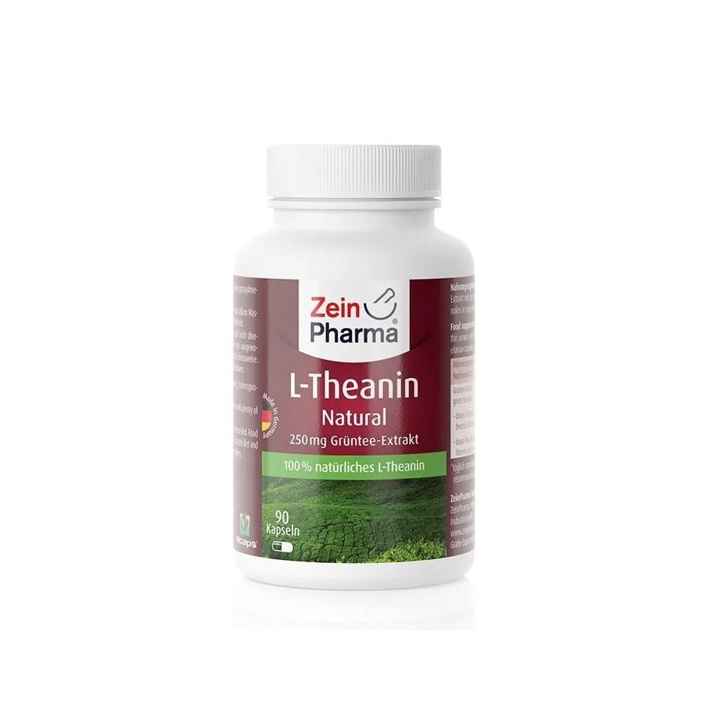 Zein Pharma l-theanin, 250 mg, 90 kapslí 13764 Obrázek produktu 