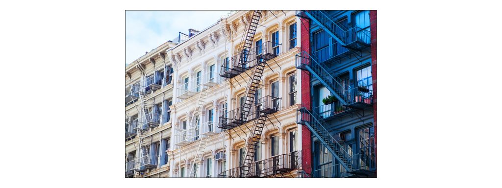 Muralo Fototapete Stadt NY 180 (B) x 120 (H) cm Vlies Tapete Wandtapete New York Architektur Wohnzimmer Schlafzimmer moderne Wandbild Architektur W...