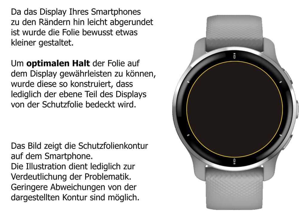 GIOPUEY Schutzfolie Für Garmin Venu 4 41mm - 6 Stück HD Displayschutz