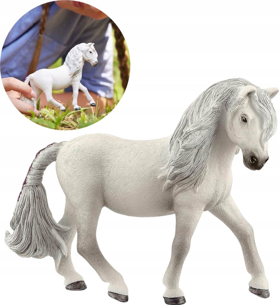 Schleich Horse Club - Islandpony, Stute, Figur für Kinder ab 5 Jahren