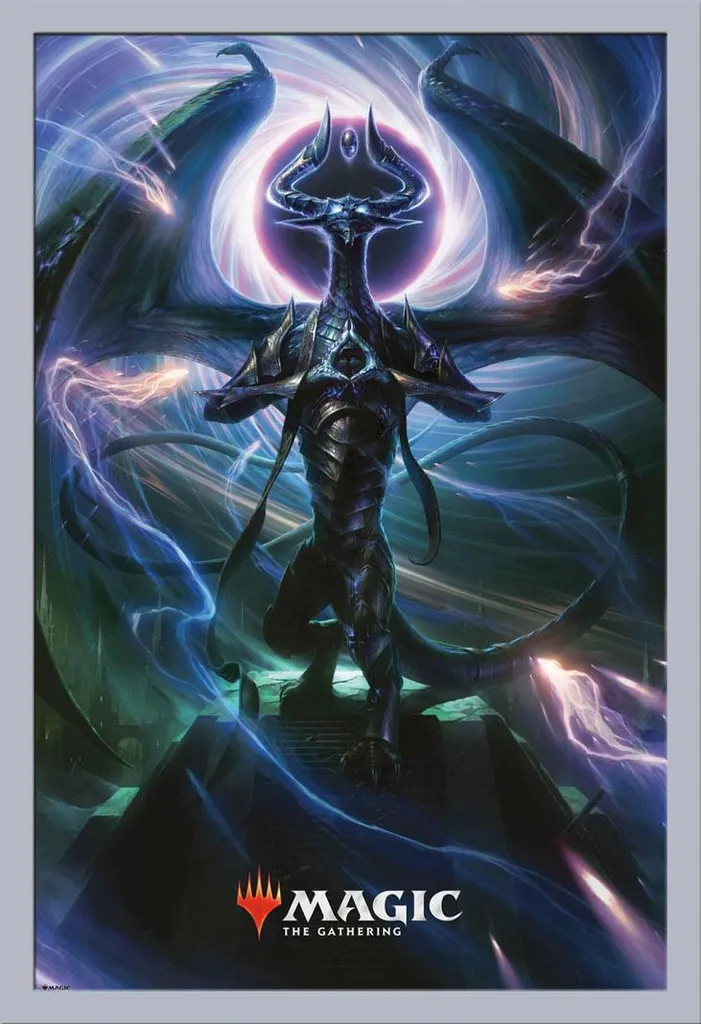 Poster Magic the Gathering 61x91,5 con Cornice Shinsuke MDF Argento - 1