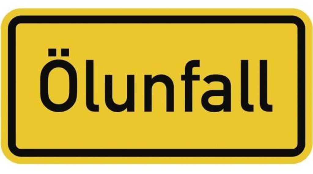 Dreifke® Schild Ölunfall, Aluminium, reflektierend RA1 (Typ Produktbild 