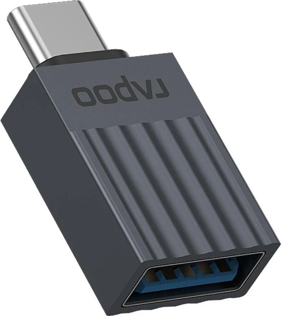 Convertisseur USB-C vers USB-A Rapoo Gris - Adaptateur OTG Universel