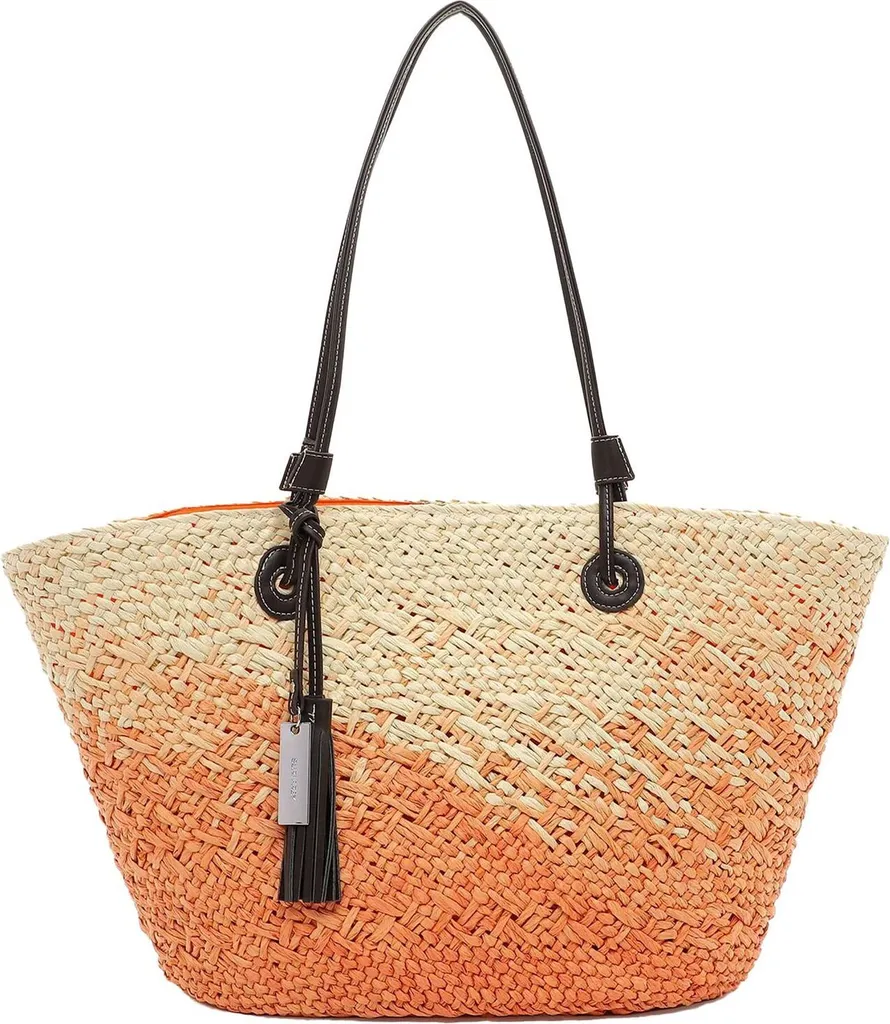 Sac à main SURI FREY SFY Sandy Shopper Orange au design perforé laser