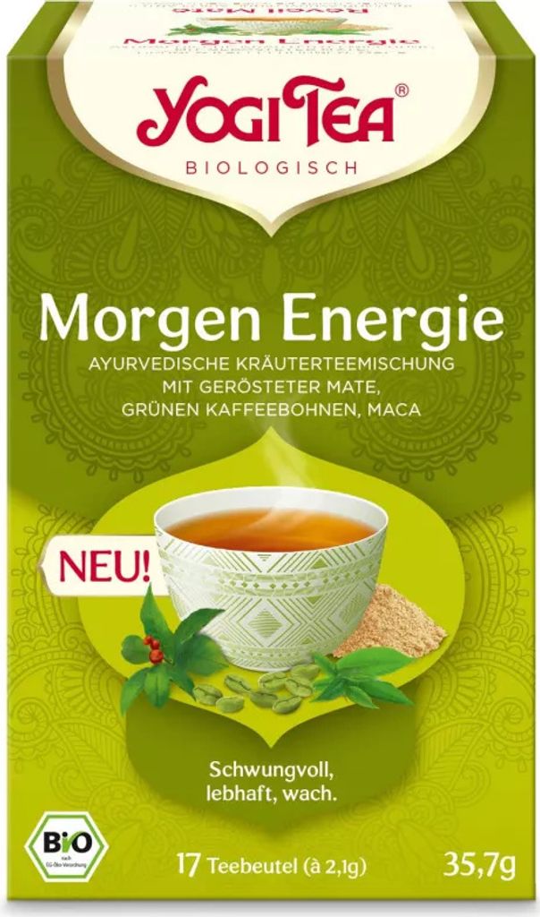 Yogi Tea Morgen Energie | 17 Beutel | Kräuter- & Gewürztee Produktbild 