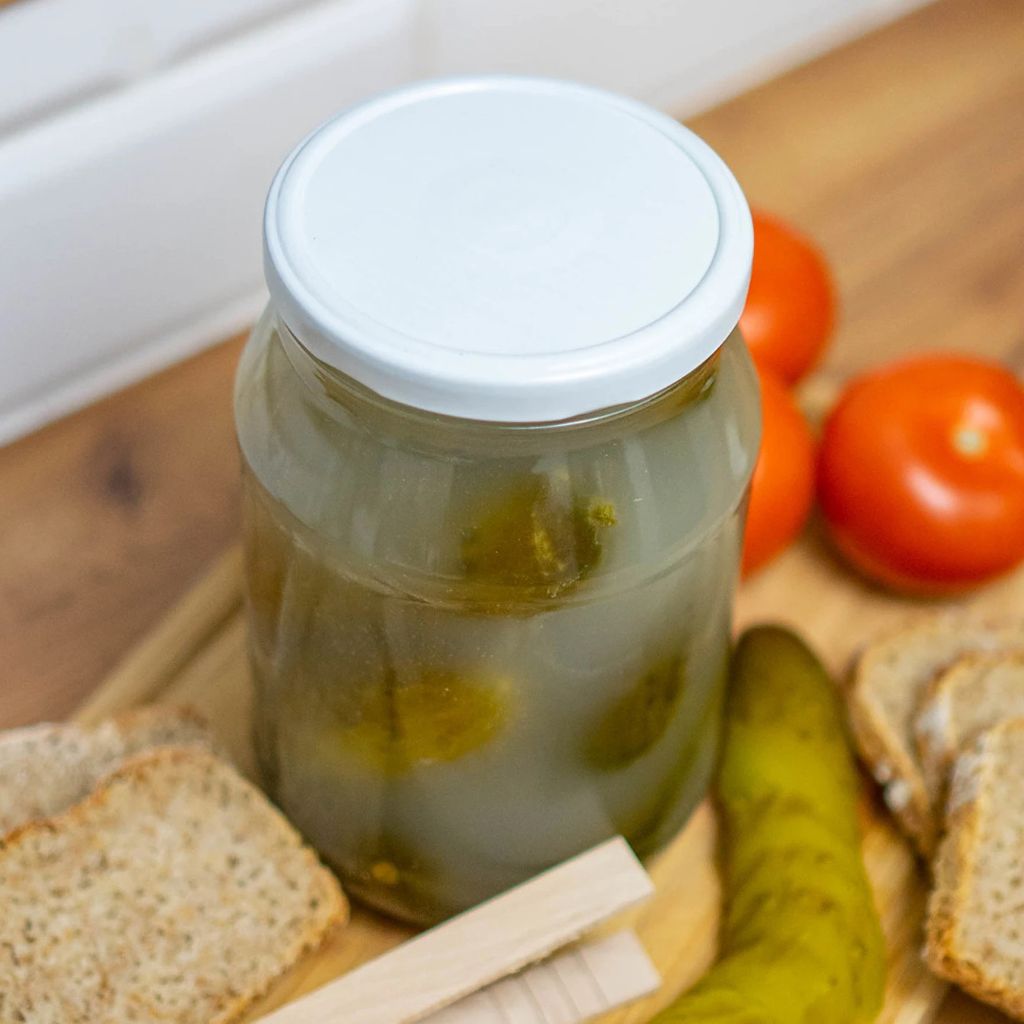 F & R Twist-Off-Schraubdeckel TO 110 - 10er Set Ersatzdeckel Für Einmachgläser, 110 Mm, Schwarz