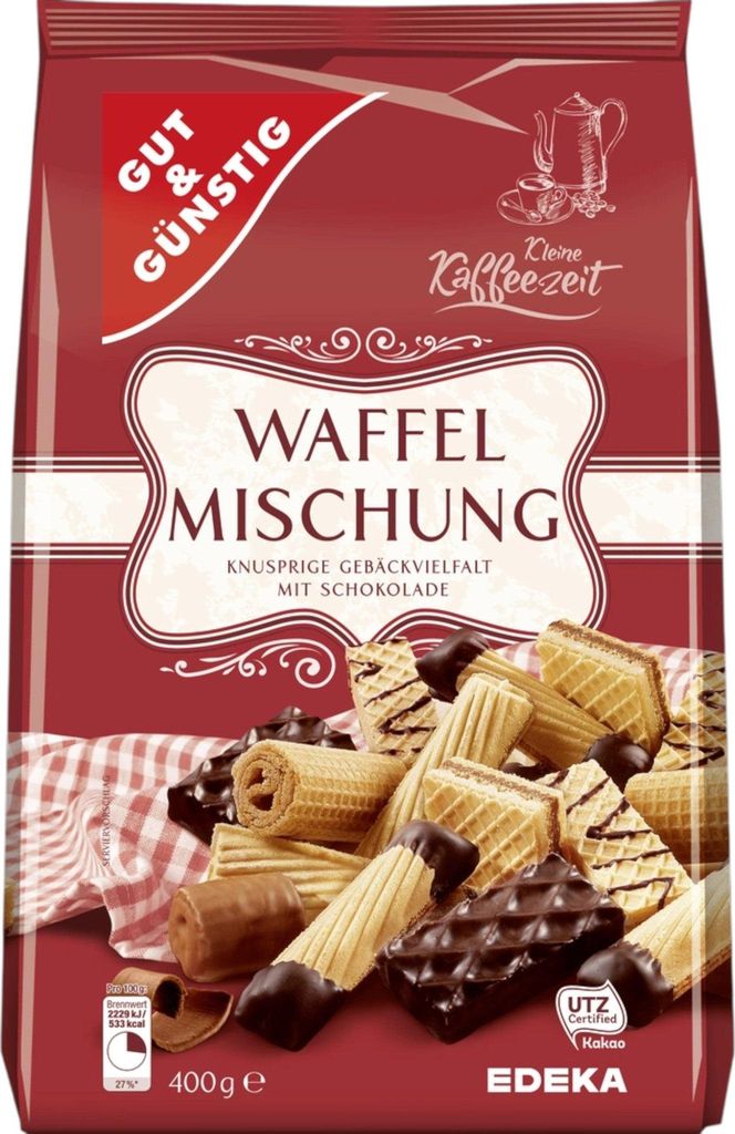 GUT&GÜNSTIG 4697541006 GUT&GÜNSTIG Waffelmischung Kekse Obrázek produktu 