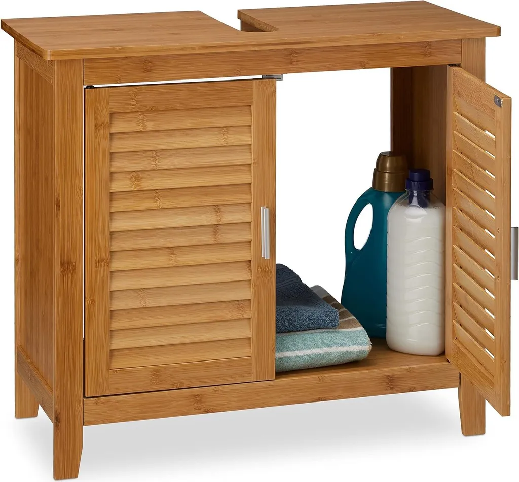 Meuble de salle de bains bas pour rangement de toilette 60 x 67 x 30 cm