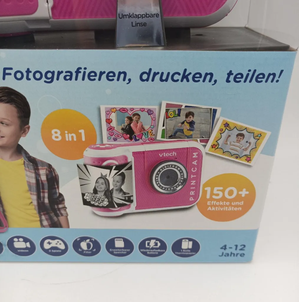 Kidizoom Print Cam Rose : Selfie, Vidéo et Impression Directe VTech - 10