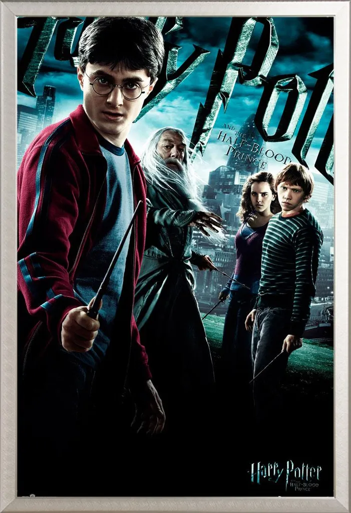 Harry Potter Cornice Argento Shinsuke Maxi - Regalo Magico 61x91.5