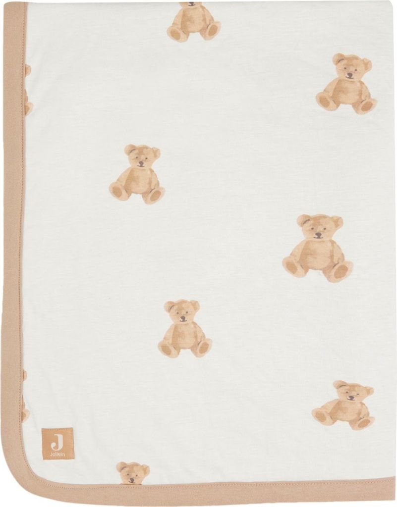 Jollein Jersey Wiegdecke Teddy Bear 75 x 100 cm 513-511-66095