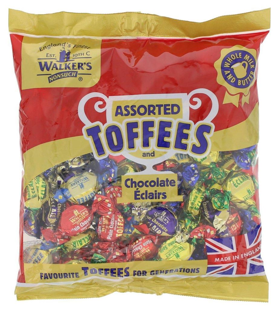 Walkers Toffees caramelle assortite e bignè al cioccolato, Immagine del prodotto 