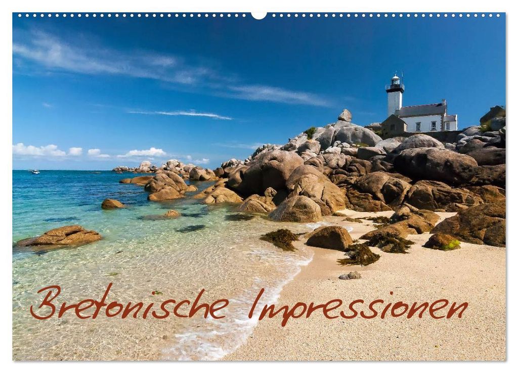 Bretonische Impressionen (Wandkalender 2027 DIN A2 quer), CALVENDO Monatskalender