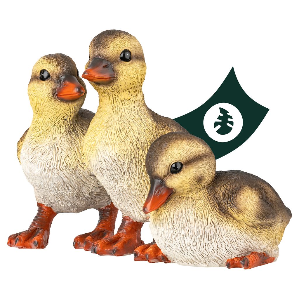 Gartenfiguren - Häschen, Kaninchen, Hund, Entenküken, Ente, Erpel